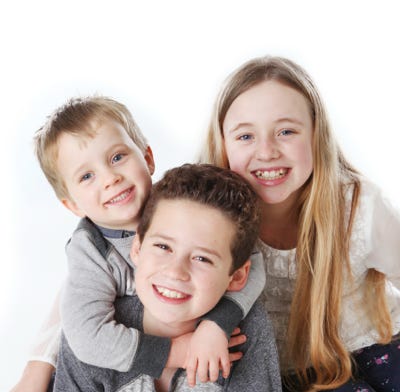 Children family group by Jayne Poole Bideford